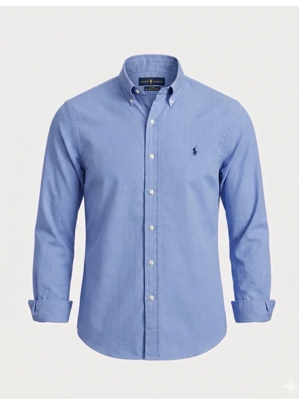 NEW Ralph Lauren Chambray Button down Shirt Youth's Large 16 CLASSIC Fit Oxford